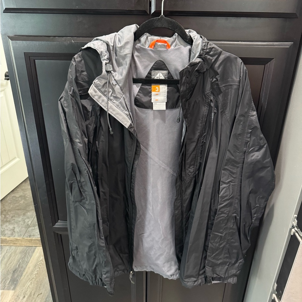 Nike Black Rain jacket and pants set